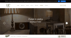 Desktop Screenshot of hotelinpietra.it